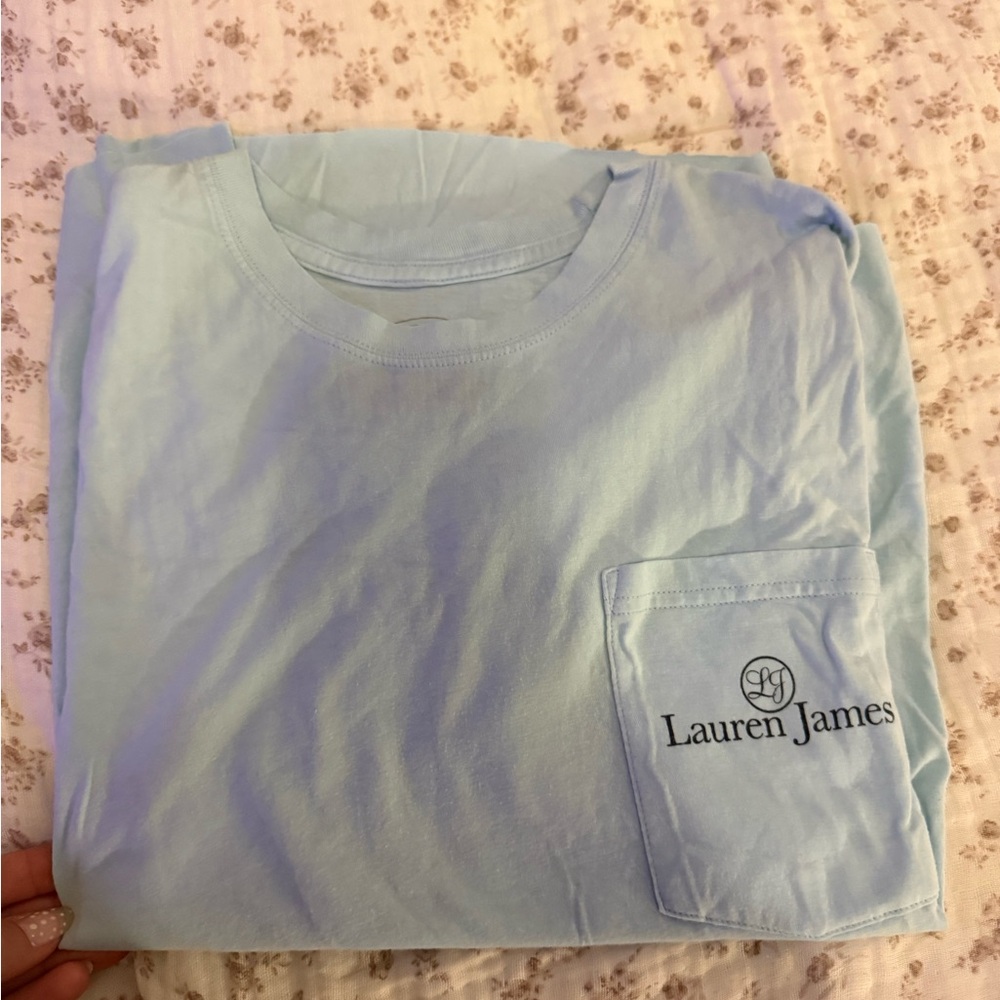 Lauren James Sweet Tee Collection in Light Blue